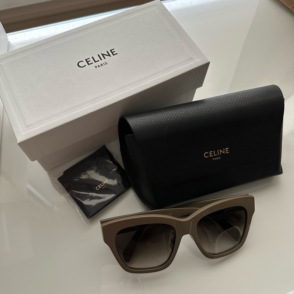 Celine Triomphe Brown Butterfly Ladies Sunglasses CL40 NWB - Picture 8 of 9